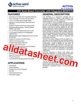 ACT5102QI101-T Datasheet PDF - Active-Semi, Inc