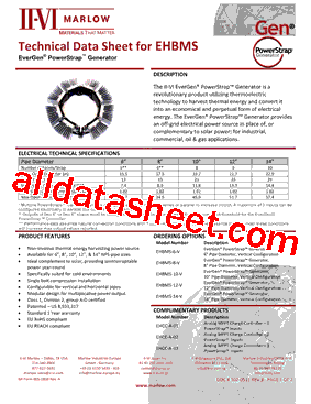 EHBMS Datasheet PDF - II-VI Marlow, Inc.