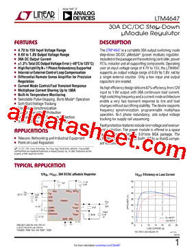 LTM4650-1 Datasheet PDF - Linear Technology