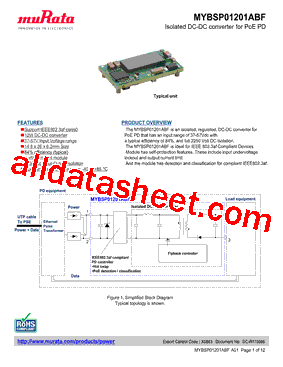 MYBSP01201ABF Datasheet PDF - Murata Manufacturing Co., Ltd.