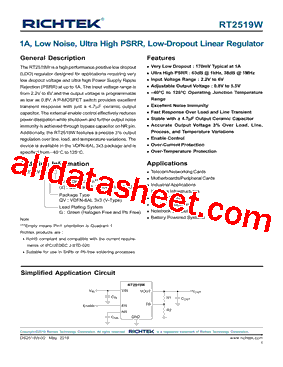 RT2519W Datasheet PDF - Richtek Technology Corporation