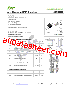 ISCNH195B Datasheet PDF - Inchange Semiconductor Company Limited