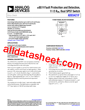 ADG5412BF Datasheet PDF - Analog Devices