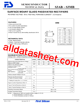 S3JB Datasheet PDF - First Silicon Co., Ltd