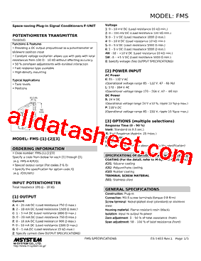FMS-4W-R Datasheet PDF - M-System Co.,Ltd.