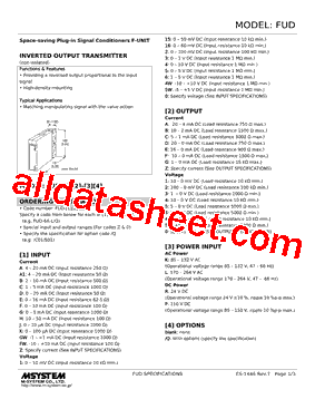 FUD-A5-R./Q Datasheet PDF - M-System Co.,Ltd.