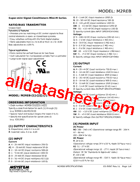 M2REB-R3C-R2 Datasheet PDF - M-System Co.,Ltd.