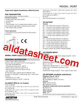 M2RT-3A-R2/K Datasheet PDF - M-System Co.,Ltd.