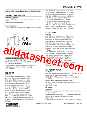 M2VS-BC-R Datasheet PDF - M-System Co.,Ltd.