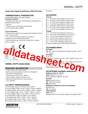 M2TT-13-P/BN Datasheet PDF - M-System Co.,Ltd.