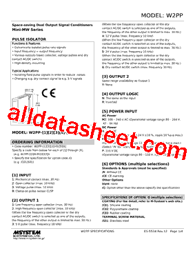 W2PP-212R-R2 Datasheet PDF - M-System Co.,Ltd.