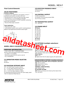 MEX-F-12221-B/E Datasheet PDF - M-System Co.,Ltd.