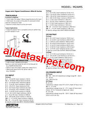 M2AMS-CA-R2/CE Datasheet PDF - M-System Co.,Ltd.