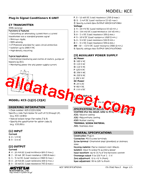 KCE-5Z-R Datasheet PDF - M-System Co.,Ltd.