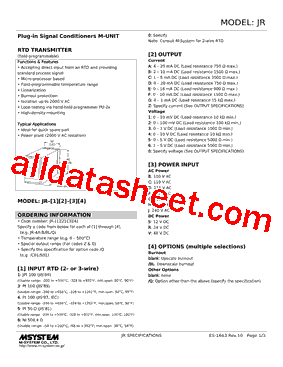 JR-45-G Datasheet PDF - M-System Co.,Ltd.