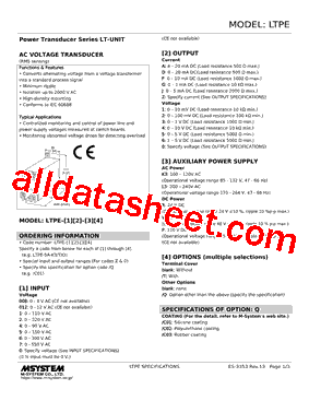 LTPE-53-R Datasheet PDF - M-System Co.,Ltd.