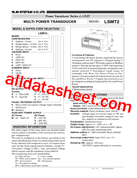 LSMT2-101G1-R Datasheet PDF - M-System Co.,Ltd.