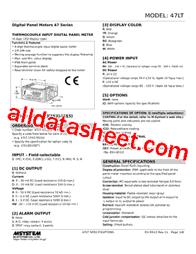 47LT-14W0YR-R Datasheet PDF - M-System Co.,Ltd.
