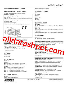 47LAC-14W0YR-R Datasheet PDF - M-System Co.,Ltd.