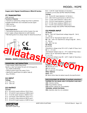 M2PE-5D-R2/N Datasheet PDF - M-System Co.,Ltd.