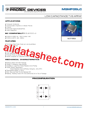 MSMF05LC Datasheet PDF - Protek Devices