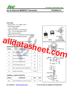 FS10ASJ-2 Datasheet PDF - Inchange Semiconductor Company Limited