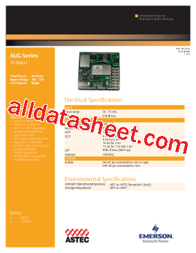AUK11M48 Datasheet PDF - Astec America, Inc