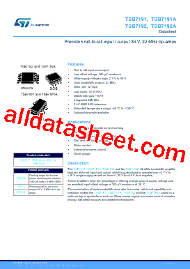 TSB712 Datasheet PDF - STMicroelectronics