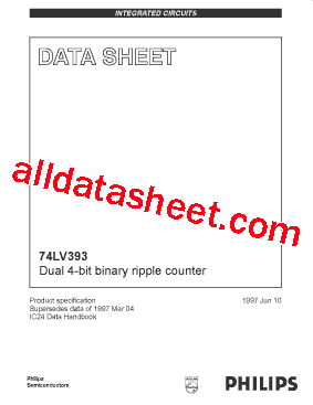 74LV393D Datasheet PDF - NXP Semiconductors