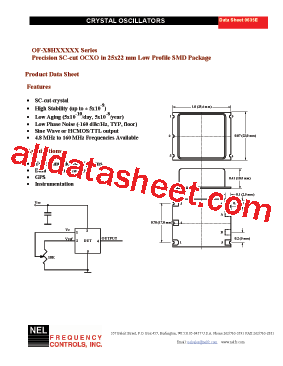 OF-08HT28DP Datasheet PDF - Nel Frequency Controls,inc