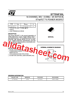 STFN Datasheet PDF - STMicroelectronics