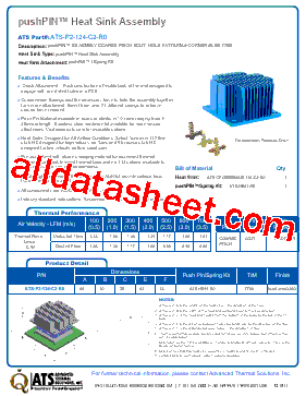 ATS-P2-124-C2-R0 Datasheet PDF - Advanced Thermal Solutions, Inc.