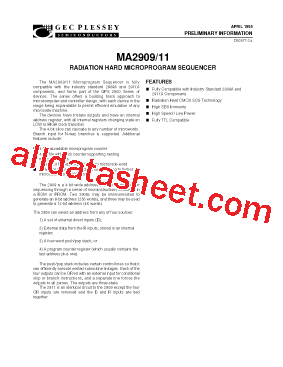 MAS2911CD Datasheet PDF - List of Unclassifed Manufacturers