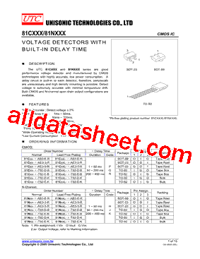 81N26L-R-AB3-I-R Datasheet PDF - Unisonic Technologies