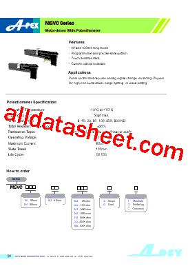 MSVC100M3103SC Datasheet PDF - Apex Electronics Co., Ltd