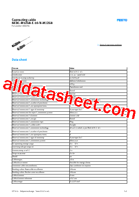 8080784 Datasheet PDF - Festo Corporation.