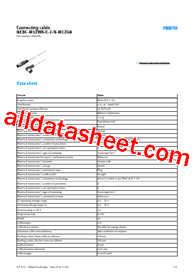 8080786 Datasheet PDF - Festo Corporation.