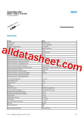 8080790 Datasheet PDF - Festo Corporation.