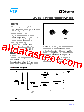 KF50BD. Datasheet PDF - STMicroelectronics