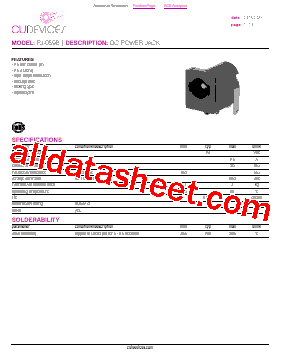 PJ-059B Datasheet PDF - CUI Devices