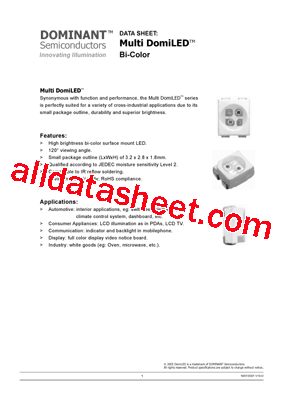 DMRG-SJS-RQ Datasheet PDF - DOMINANT Semiconductors