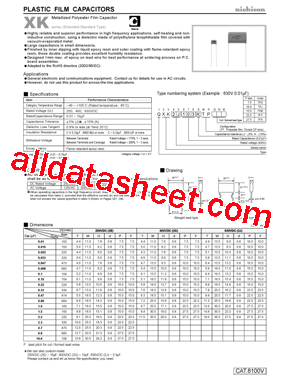 QXK2J223KTP Datasheet PDF - Nichicon corporation
