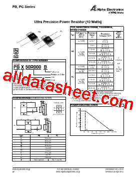 PBY5G2 Datasheet PDF - Alpha Electronics Corp.