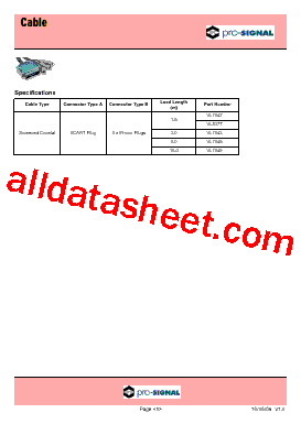 VL7545 Datasheet PDF - Pro-Signal