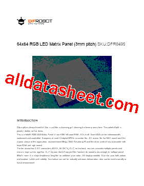 DFR0499 Datasheet PDF - DFROBOT