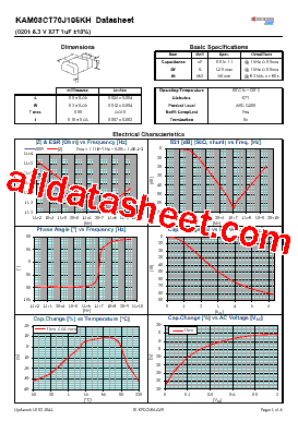KAM03CCG1E103AT Datasheet PDF - Kyocera Kinseki Corpotation
