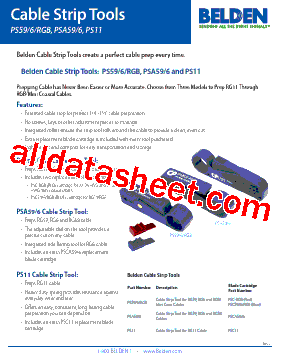 PS59/6/RGB. Datasheet PDF - Belden Inc.