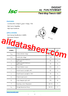 ISG2247 Datasheet PDF - Inchange Semiconductor Company Limited