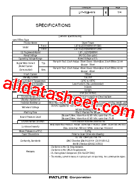 LS7-302SBWH Datasheet PDF - PATLITE CORPORATION.