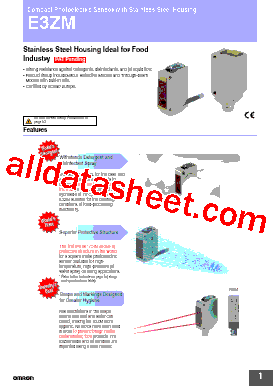 E39-R1 Datasheet PDF - Omron Electronics LLC
